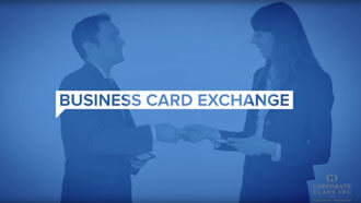 Business Card Exchange Video