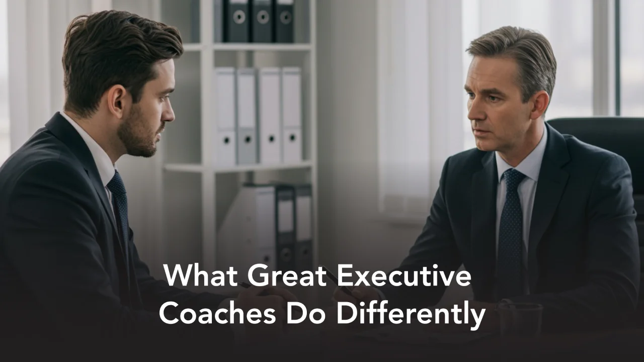 how to choose an executive coach