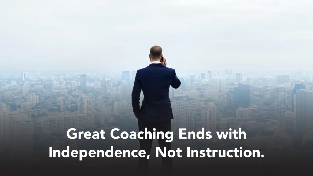 The ROI of Autonomy and Ownership in Coaching